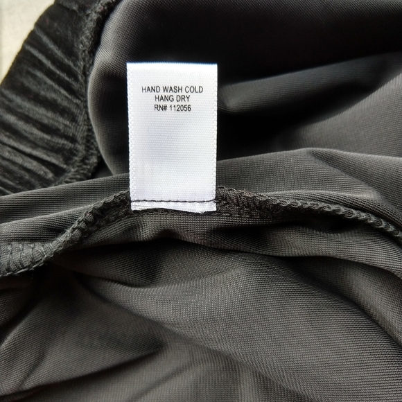 Black Velvet Wide Leg Pants Plus Size 2X - Picture 12 of 14